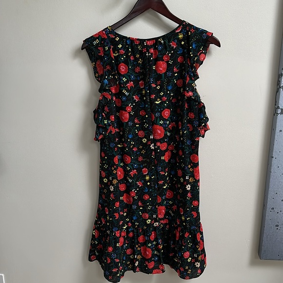 JCrew ruffle flowers dress, NWT - Picture 4 of 11